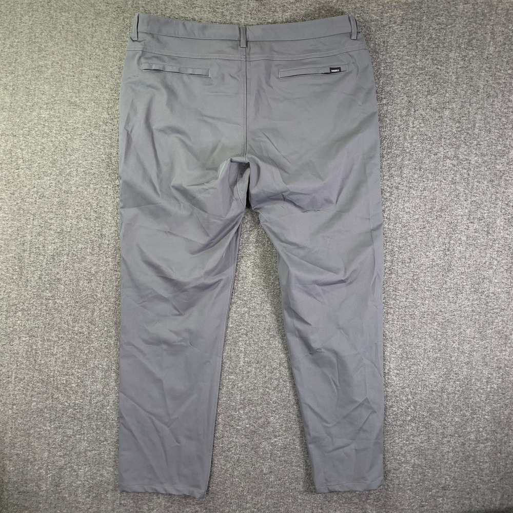 Barbell Apparel Pants Men 40x32 Gray Performance Stretch Athletic Modern - Picture 10 of 12
